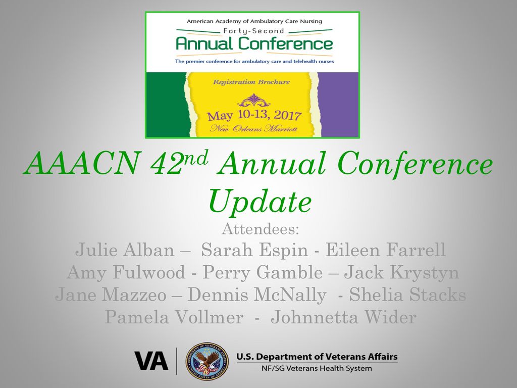 AAACN 42nd Annual Conference Update ppt download