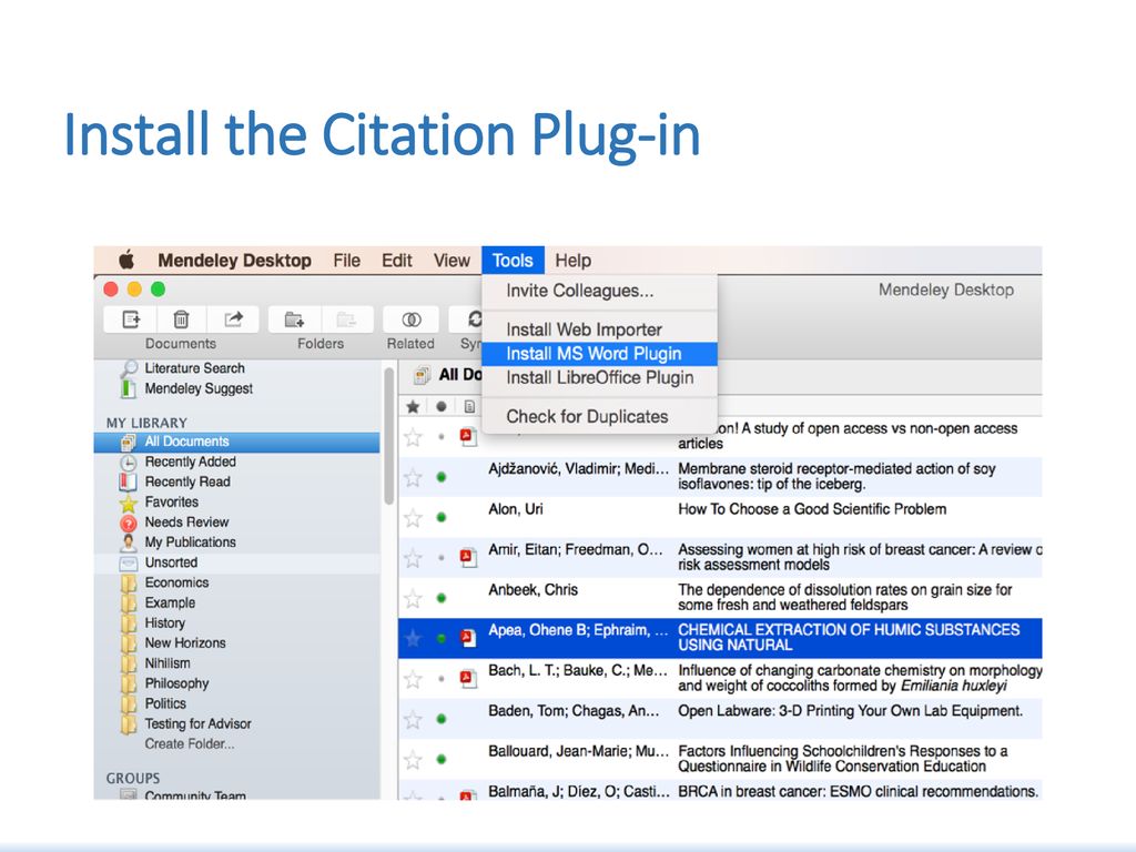 mendeley citation plugin mendeley citation plugin