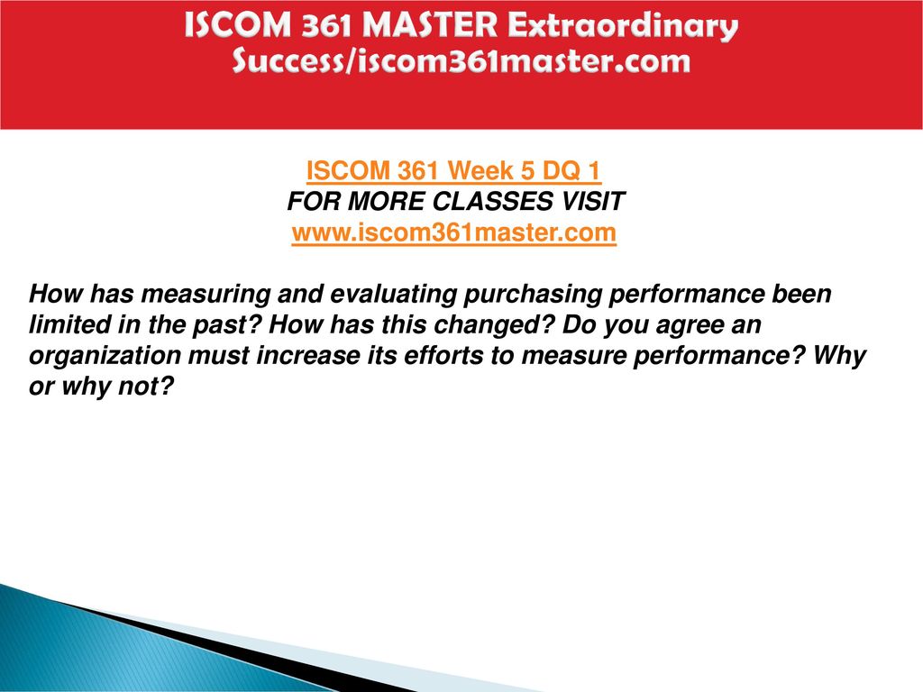 ISCOM 361 MASTER Extraordinary Success/iscom361master.com