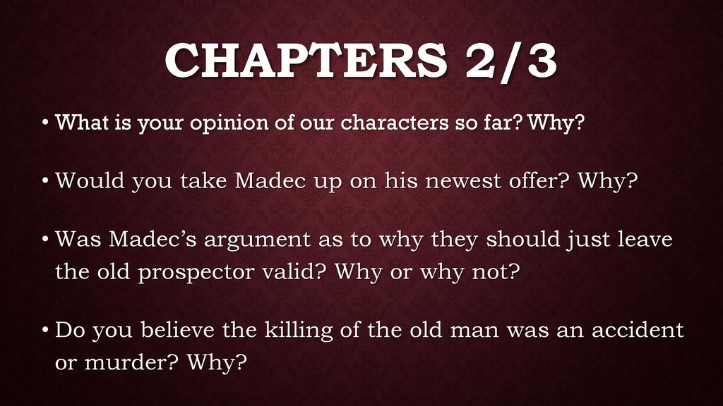 Deathwatch Questions. - ppt download