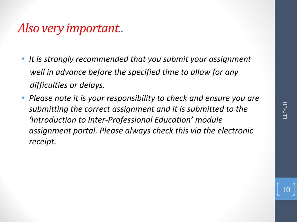 Assignment Preparation. - ppt download
