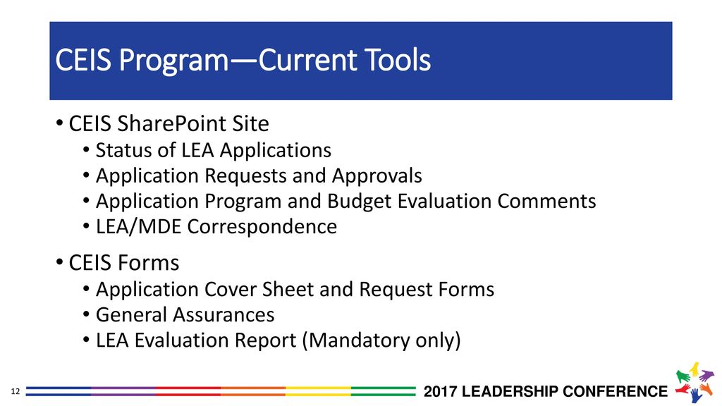 Comprehensive CEIS and CEIS: Requirements, Challenges, and Resources ...