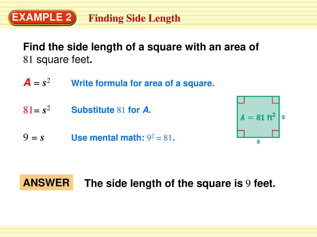 Finding Perimeter and Area - ppt download