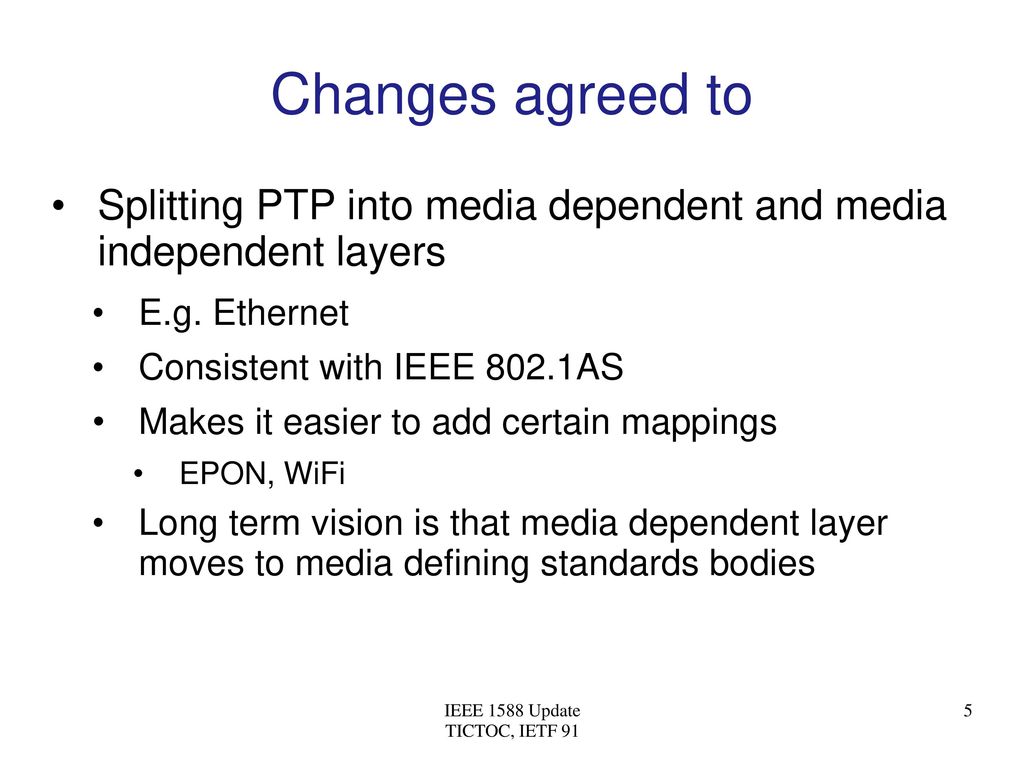 Ieee 1588 update tictoc ietf ppt download