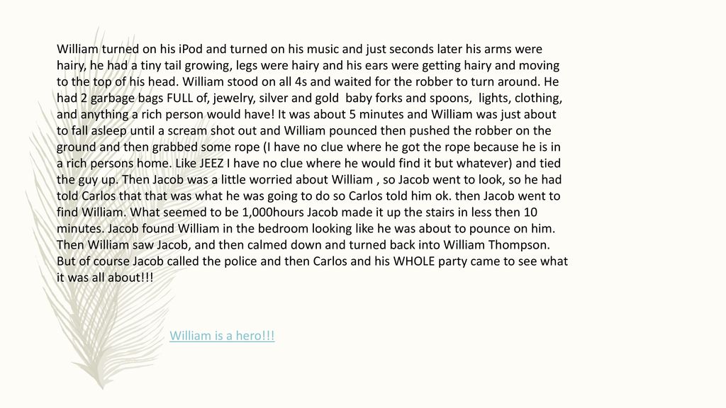 Skip the backstory Written by: Lily Bell ppt download