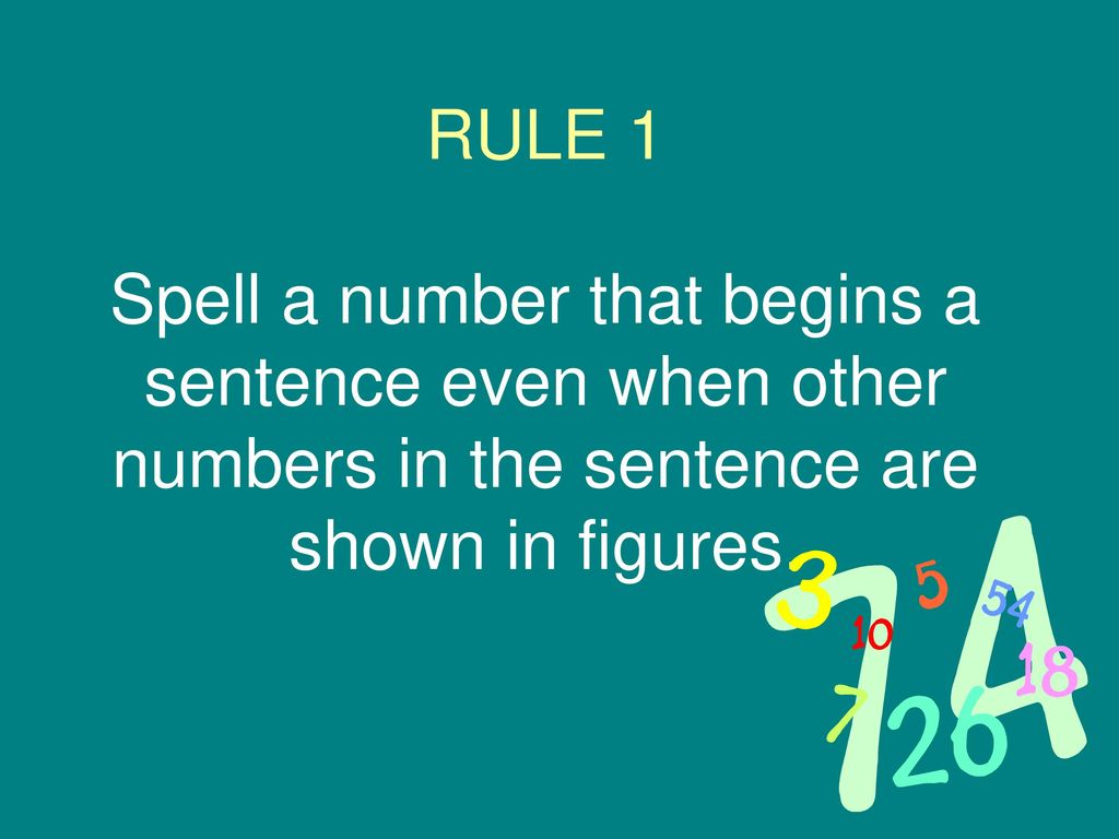 Number expression rules ppt download