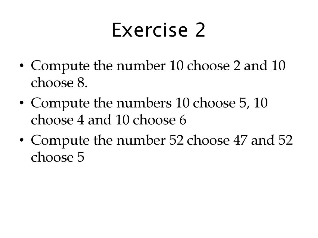 52 choose 10