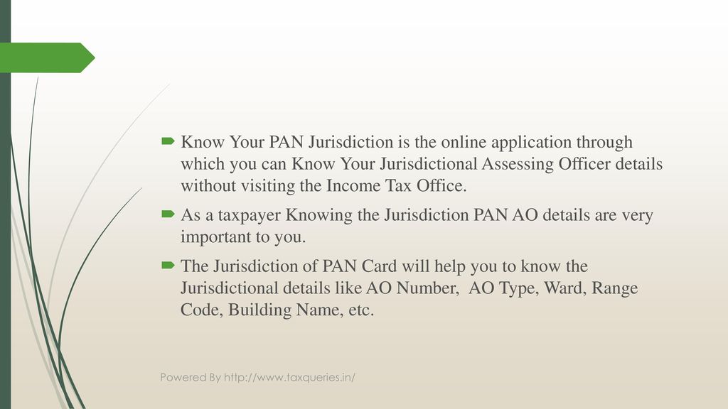 How To Find Jurisdictional Assessing Officer Income Tax