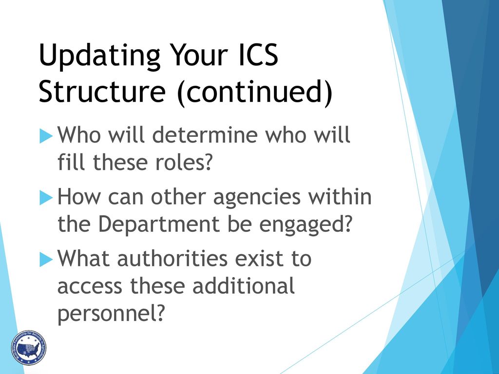 ICS Structure Update Developed with funding from the Multi-State ...