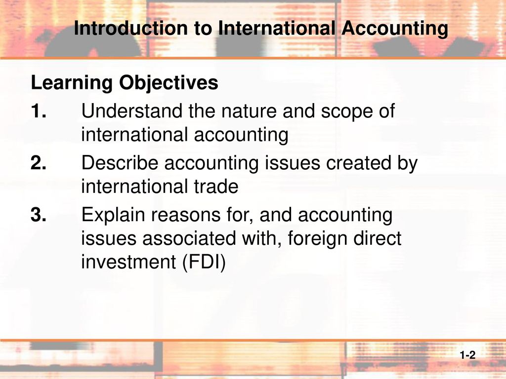 Introduction to International Accounting - ppt download