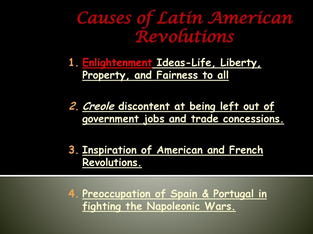 Latin American Revolutions! - ppt download