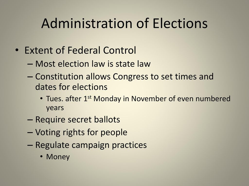 Chapter 7 The Electoral Process. - Ppt Download