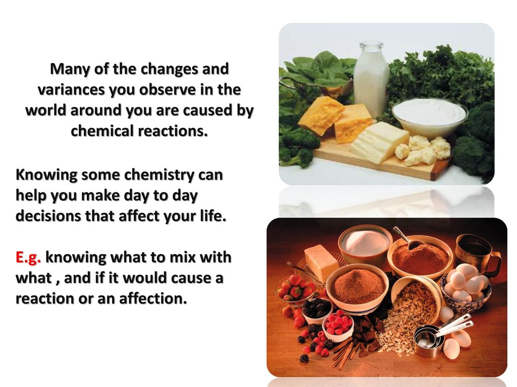 importance of chemical reactions in our daily life