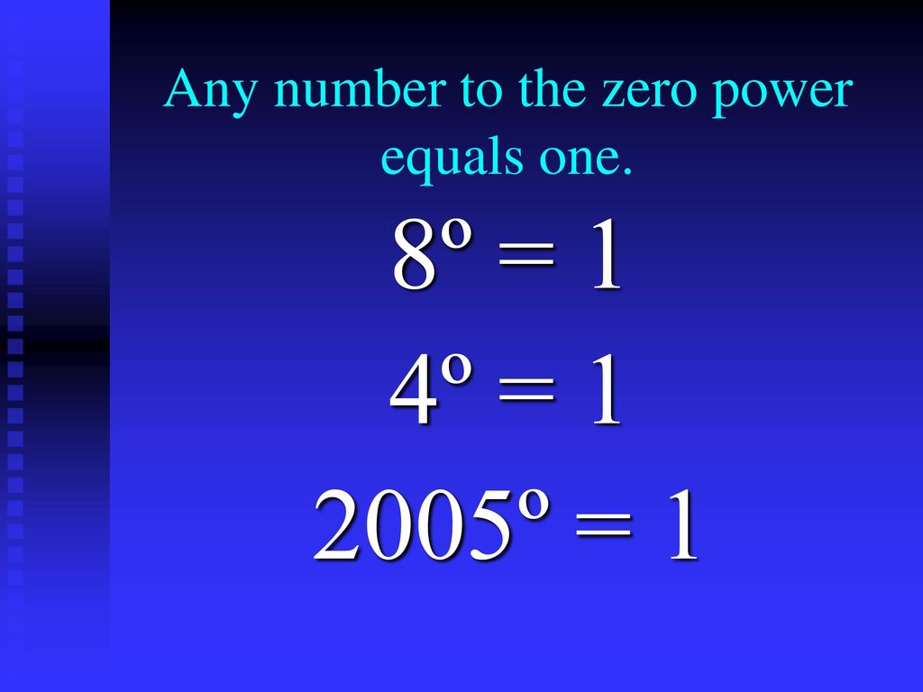 Exponents ppt download