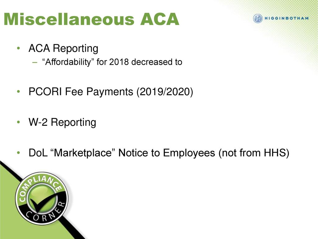 Fall 2018 Compliance Update ppt download