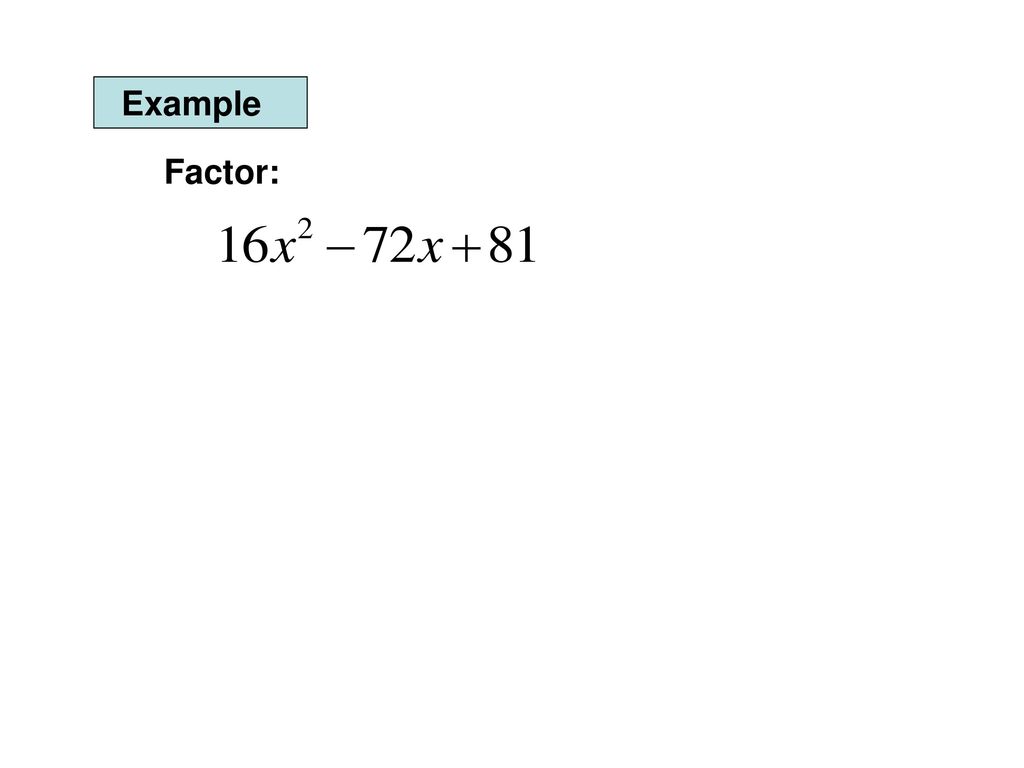 Section P5 Factoring Polynomials - ppt download