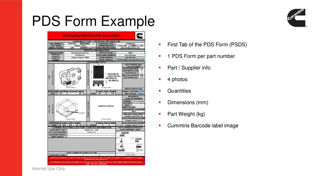 Pds form overview and instructions for completing ppt download