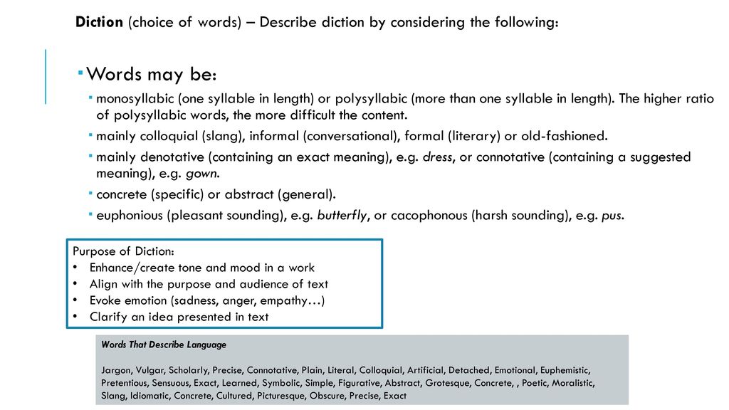 Elements Of Style Ppt Download