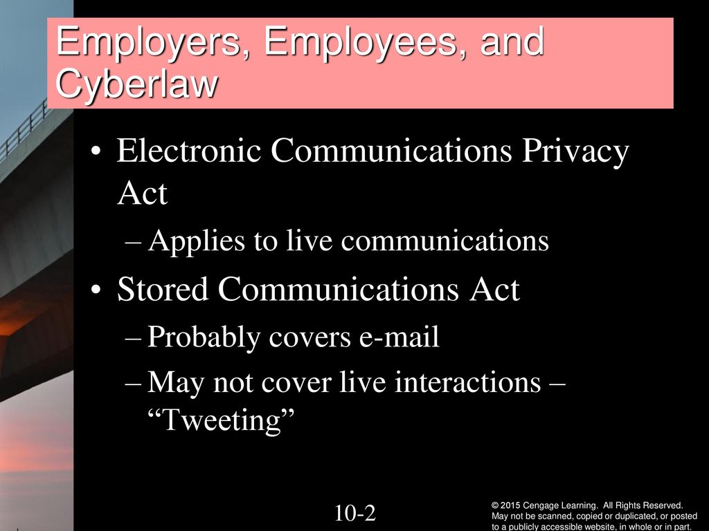 Chapter 10 cyberlaw social media and privacy ppt download