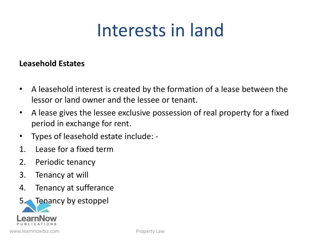 exclusive possession land law