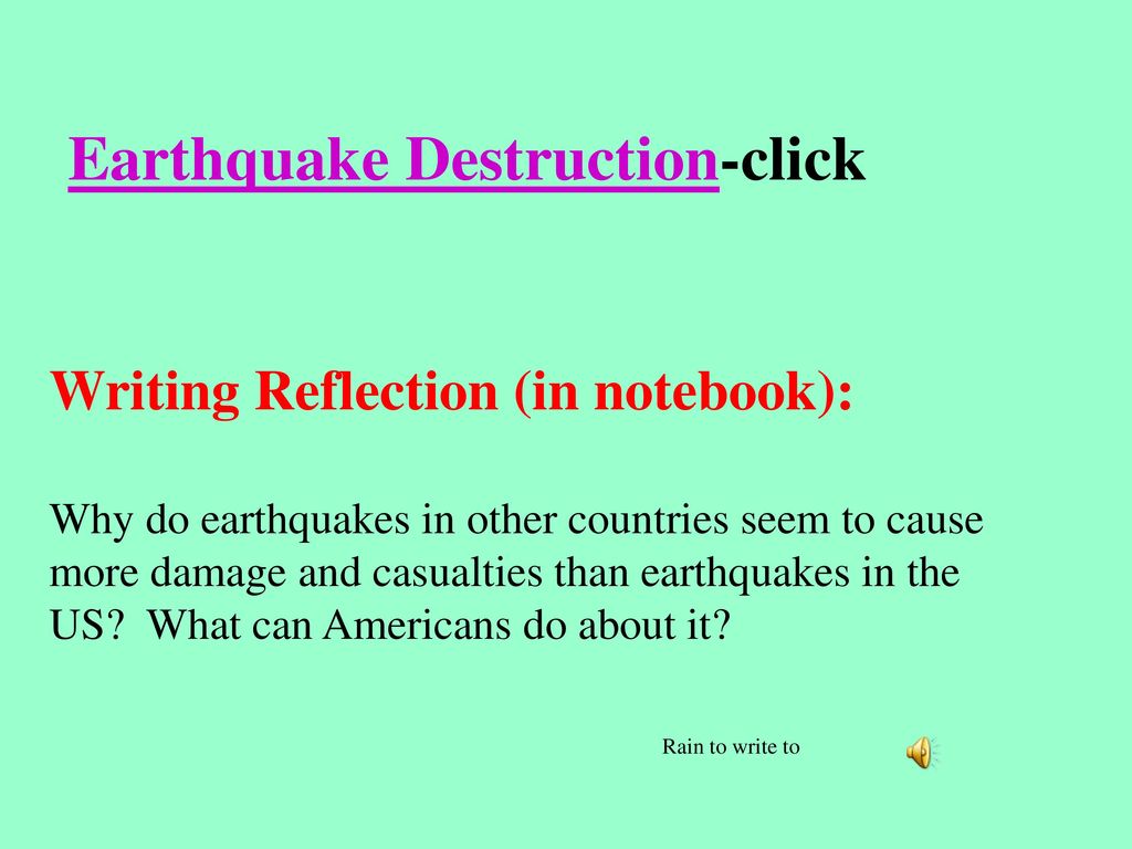 Earthquake Destruction-click