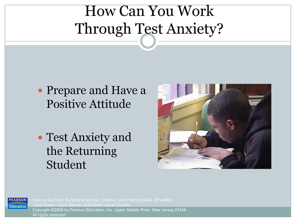 How Can You Work Through Test Anxiety