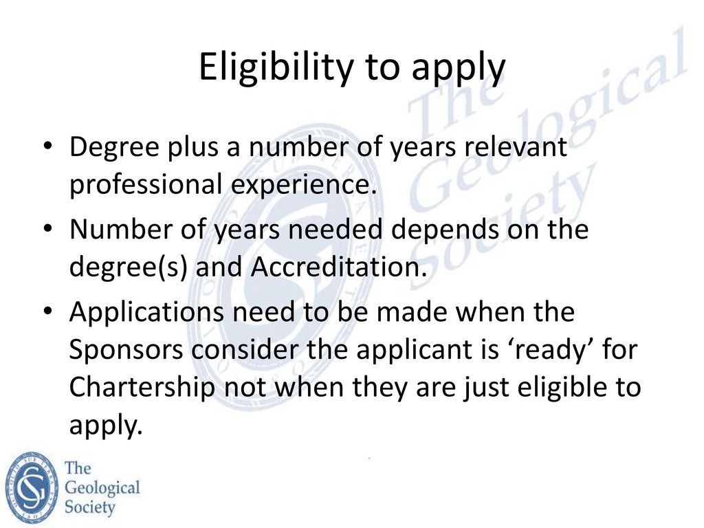 Chartership With The Geological Society - Ppt Download