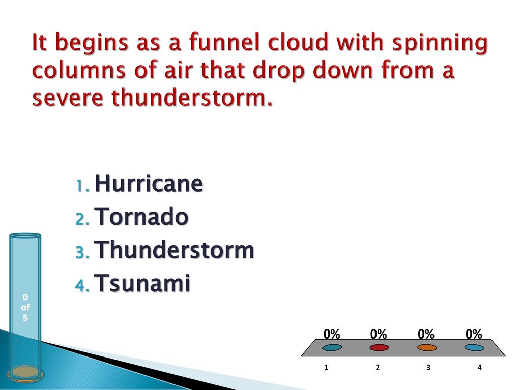 It begins as a funnel cloud with spinning columns of air that drop down from a severe thunderstorm.