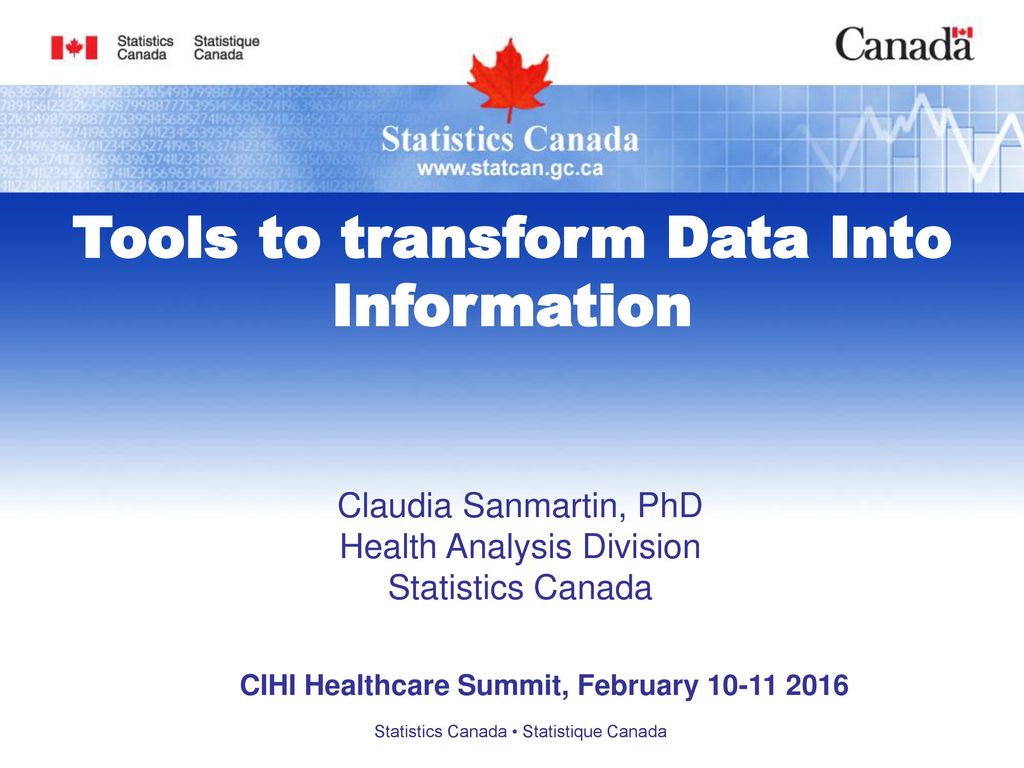 Tools to transform data into information ppt download