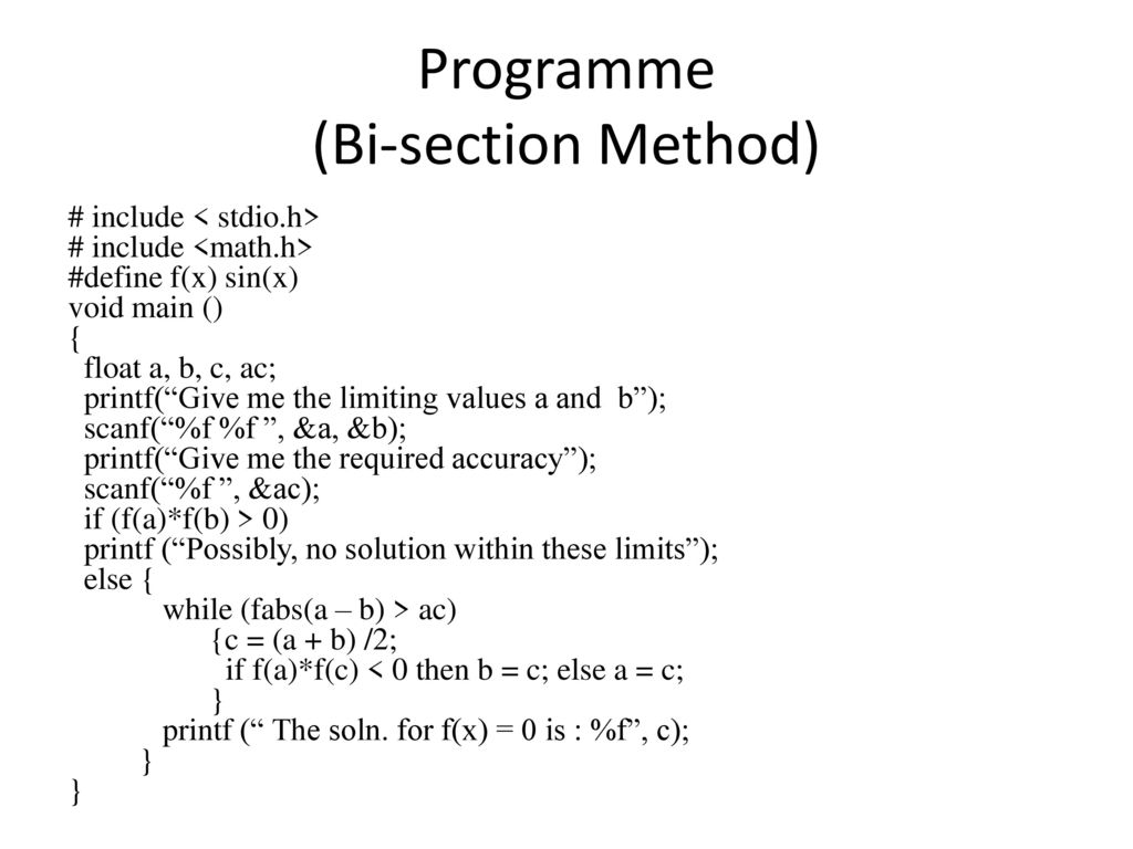Programming in C Paper – VIII B. - ppt download