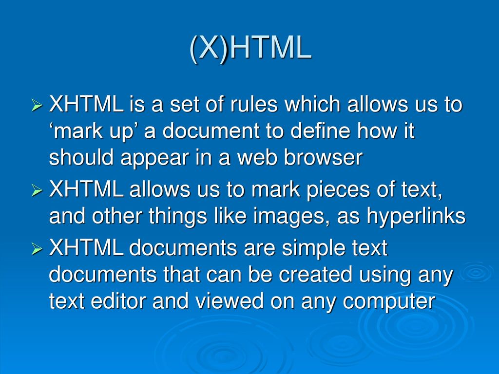 XHTML/CSS Week ppt download