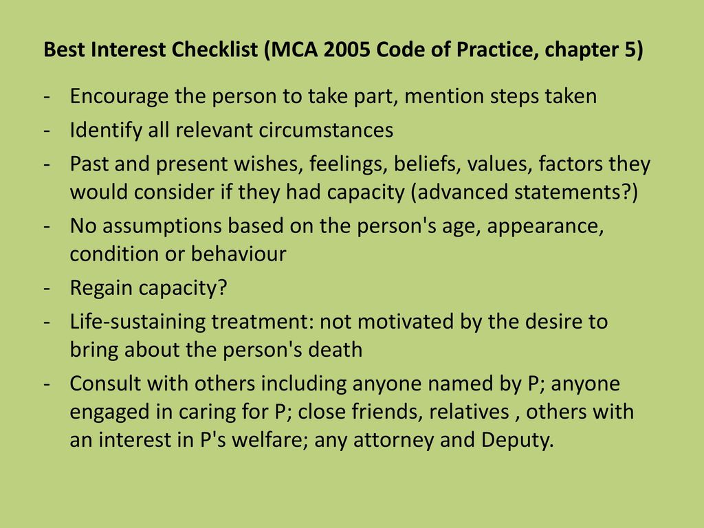 Mca dols requirements for managing authorities ppt download