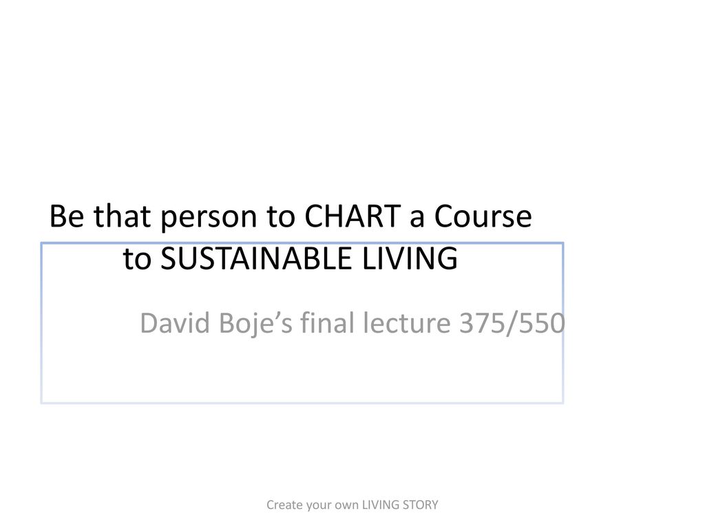 To Chart A Course