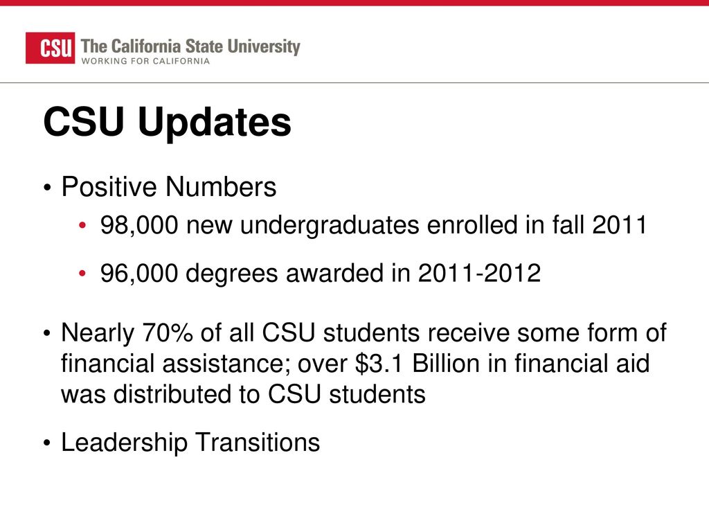 2012 CSU High School Counselor Conference - ppt download