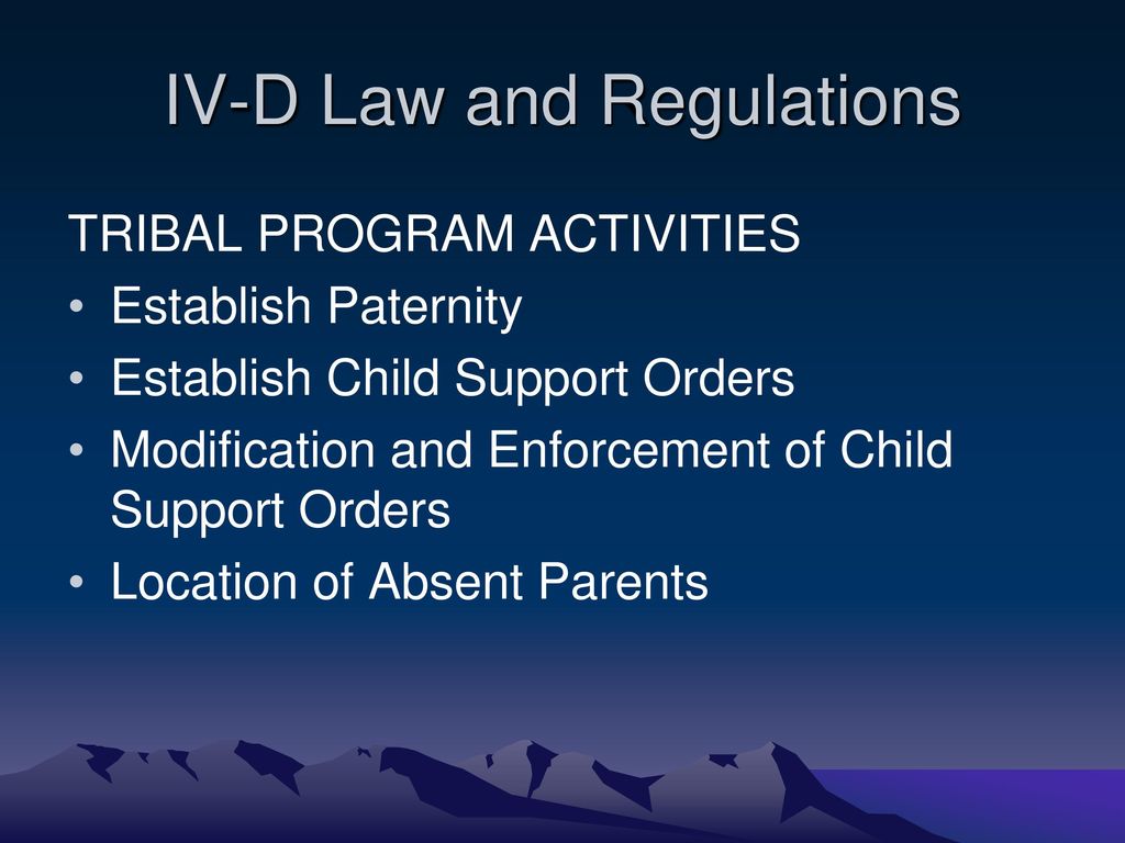 Iv d law and regulations ppt download