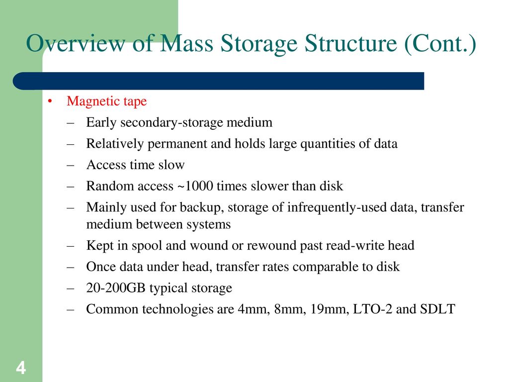 Secondary-Storage Structure - ppt download