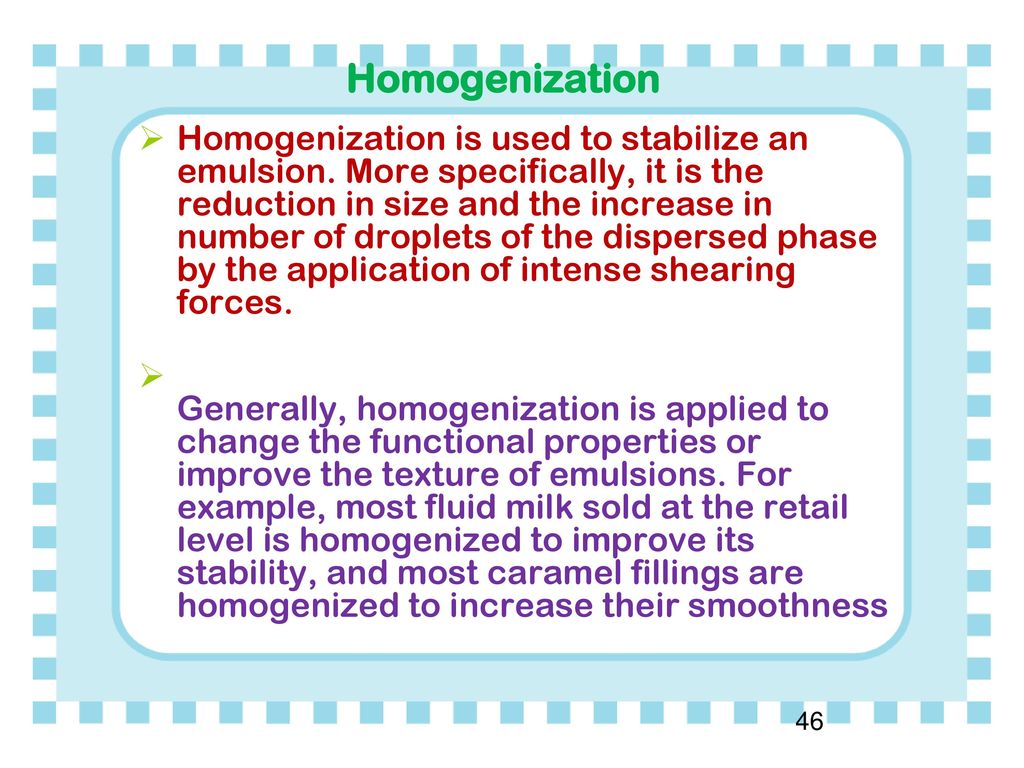 Homogenization