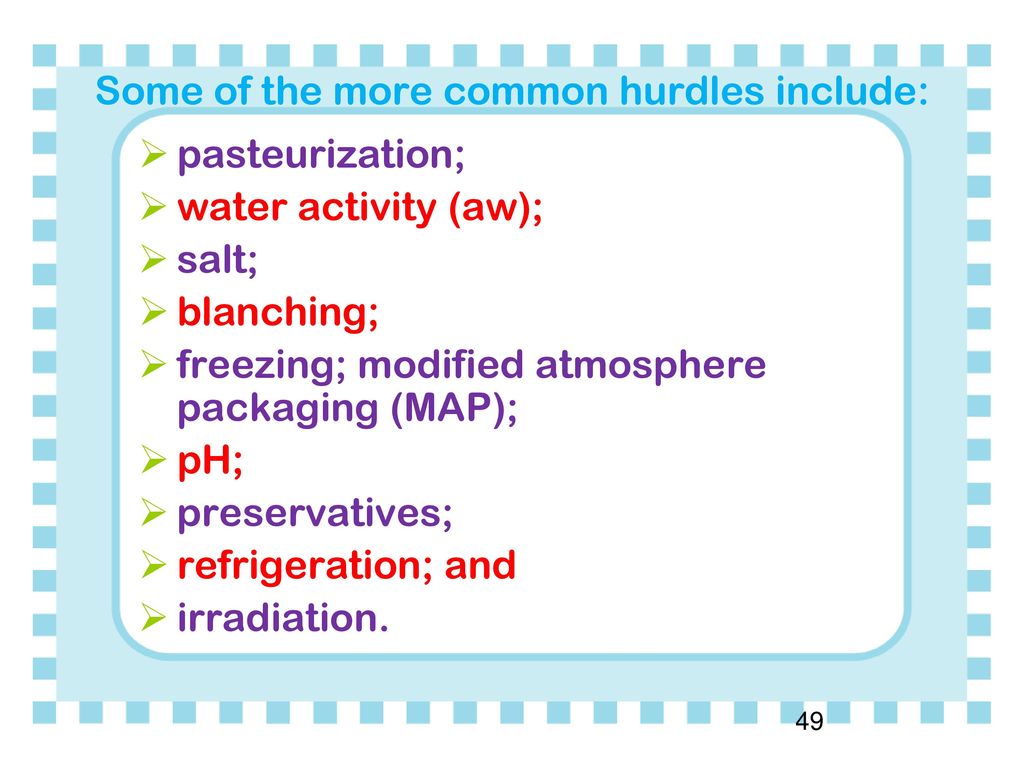 Some of the more common hurdles include: