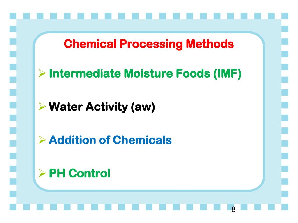 Chemical Processing Methods