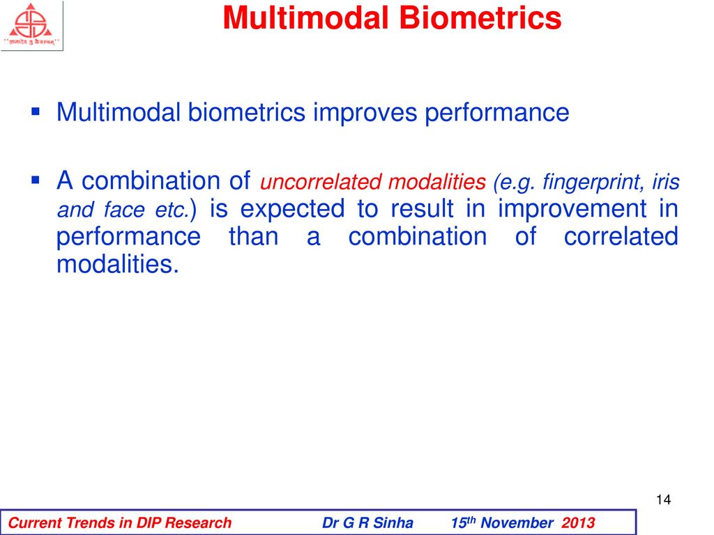 Multimodal Biometrics