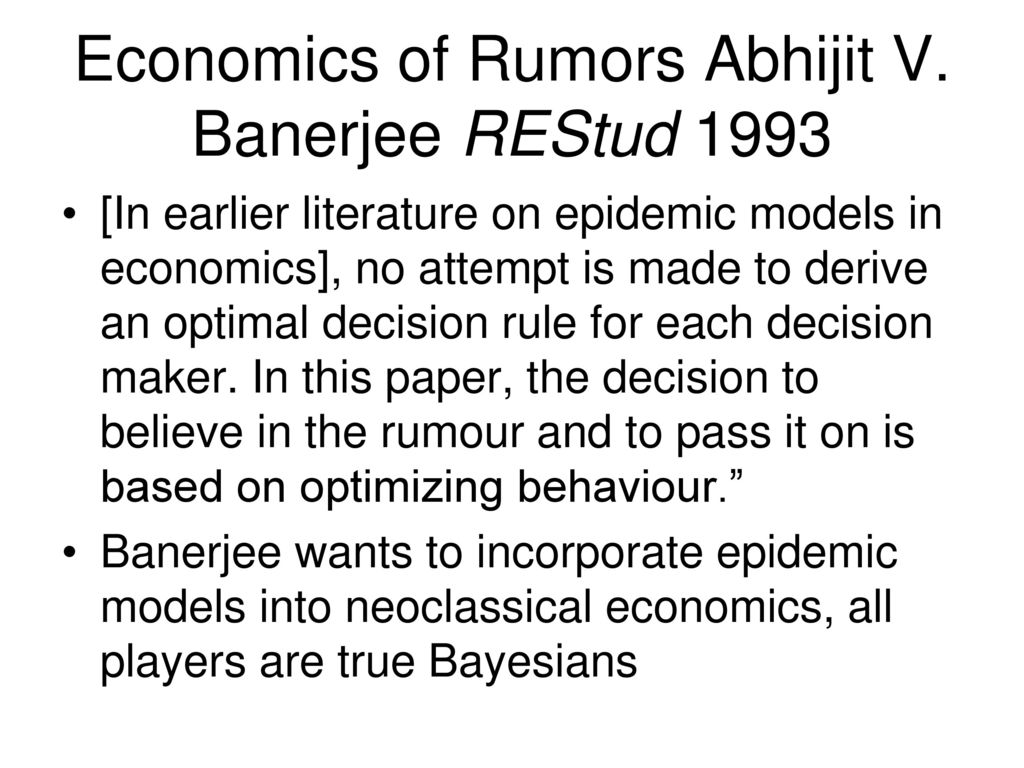 Bubbles, Financial Crises, and The Good Society ppt download