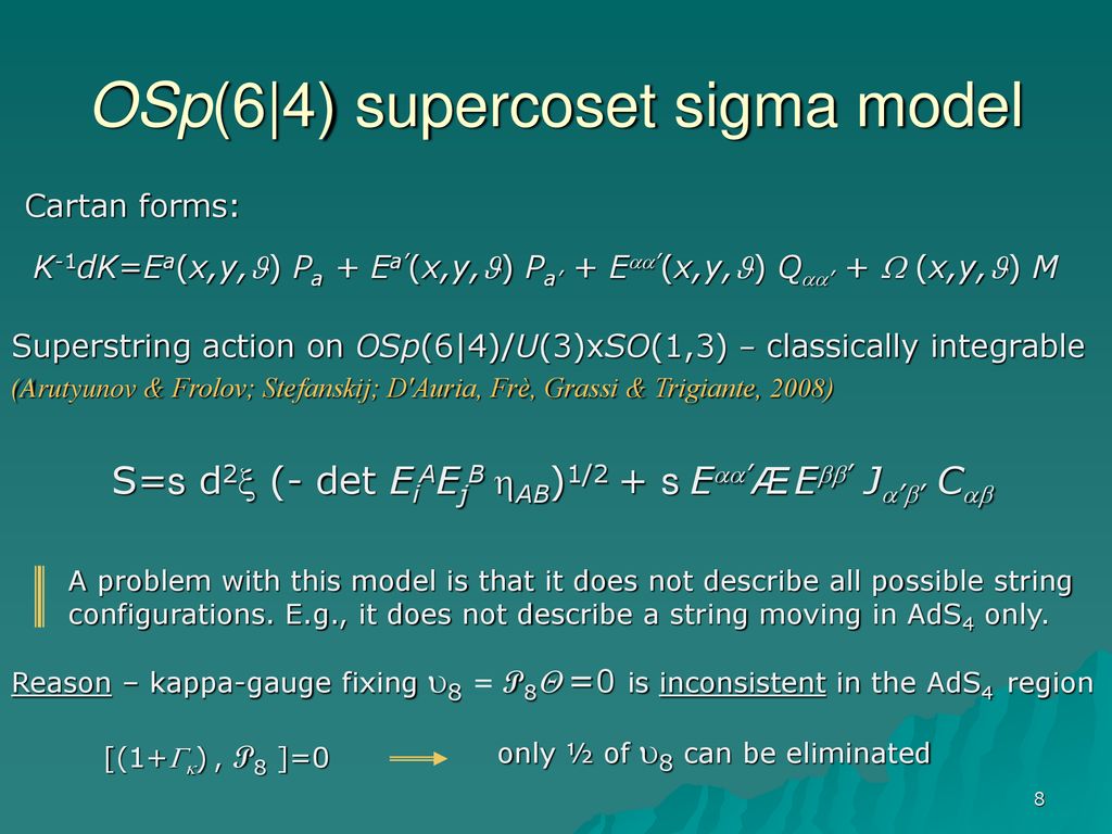 Type Iia String In Ads4 Cp3 Superspace Ppt Download