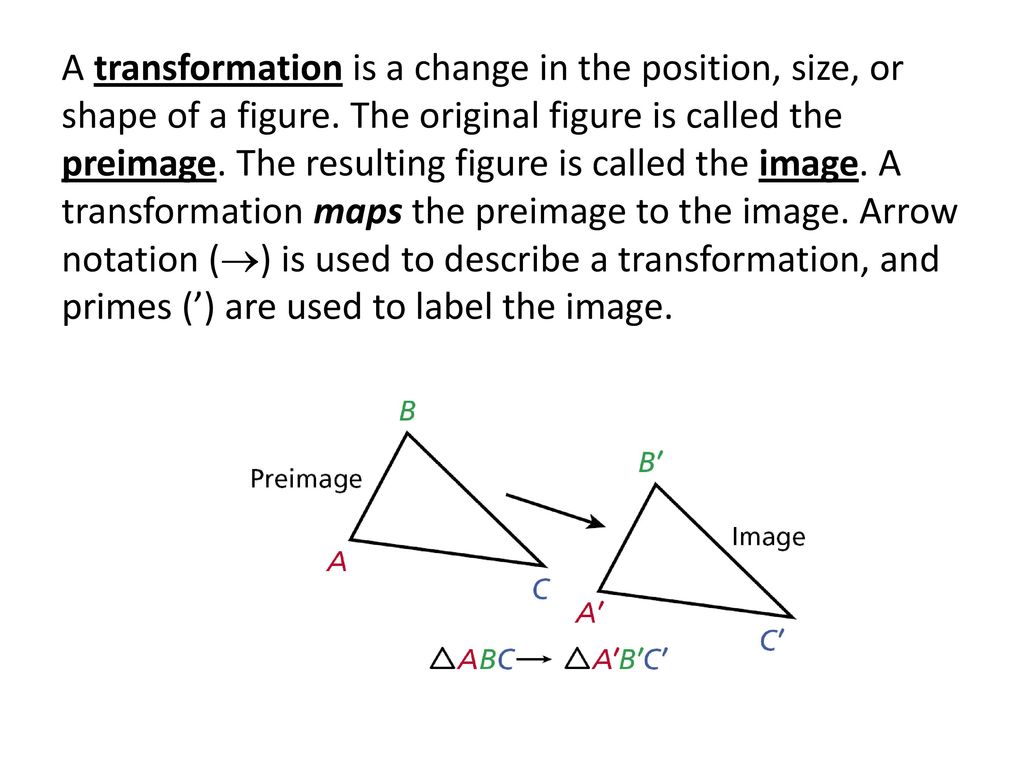 Which Transformation Maps The Pre Image To The Image which-transformation-maps-the-pre-image-to-the-image