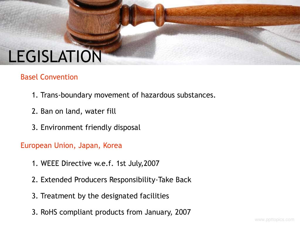 LEGISLATION Basel Convention