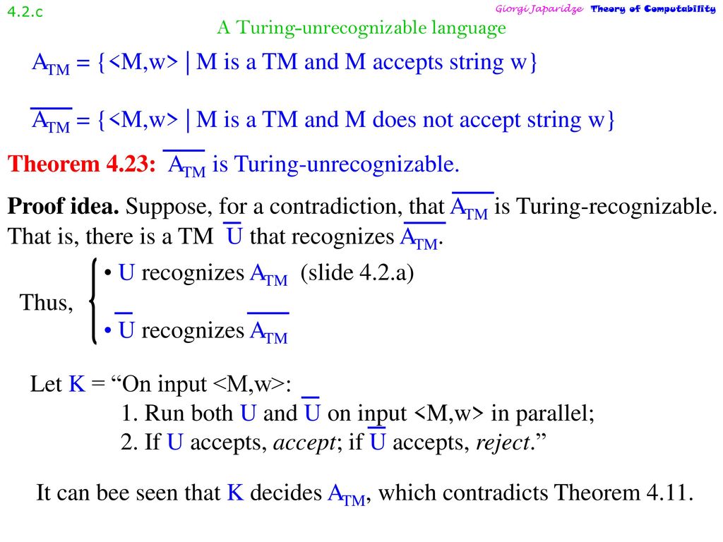 Theory of computability ppt download