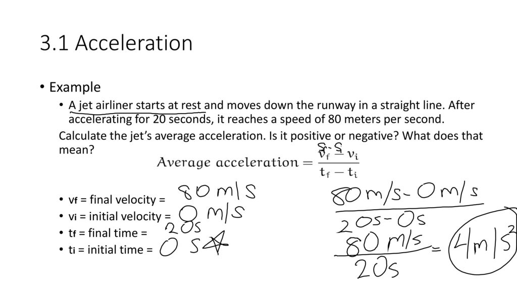 Motion and Acceleration ppt download