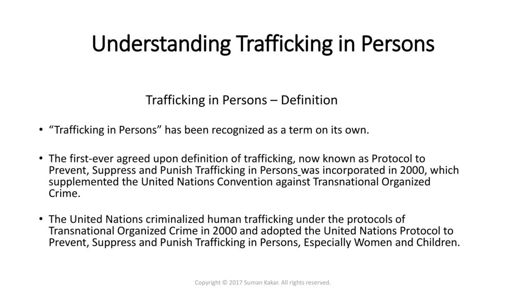 Understanding Trafficking in Persons - ppt download