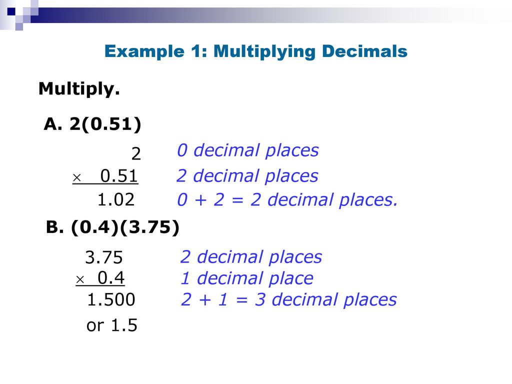 Multiplying And Dividing Decimals Ppt Download Multiplying And Dividing Decimals Ppt Download