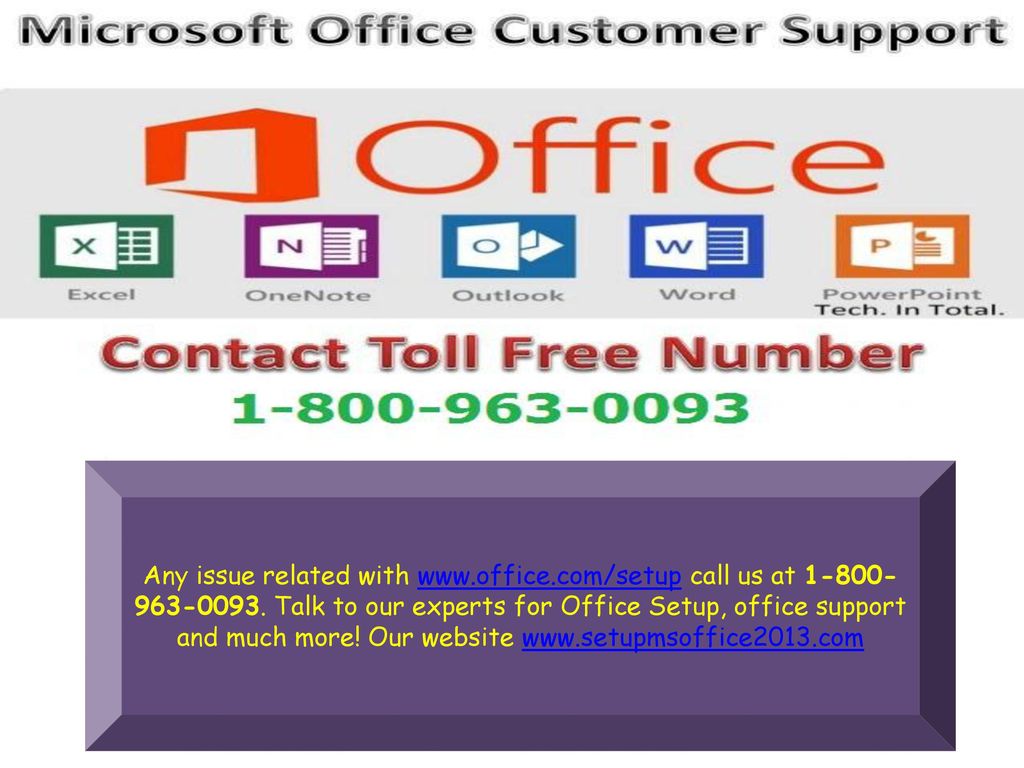 Microsoft office customer support