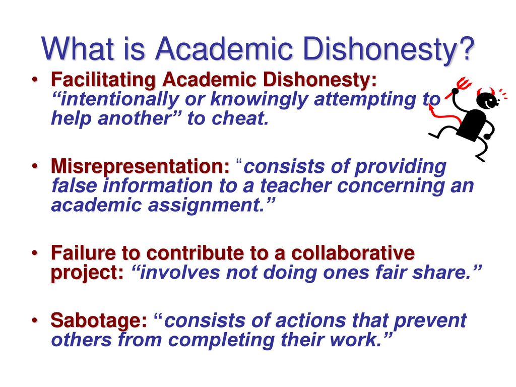 What is Academic Dishonesty